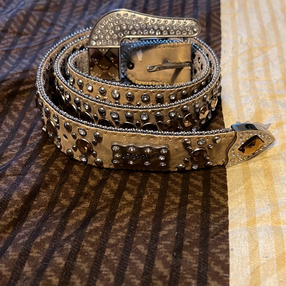 Western studded belt size Large